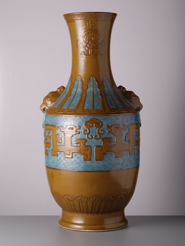 Large Archaic VaseTeadust Enamel | MasterArt